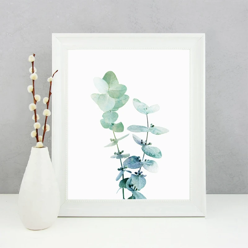Australian Eucalyptus Leaf Poster Home Decor