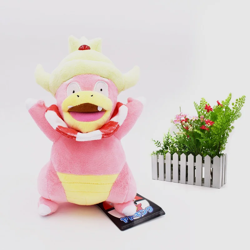 

10 PCS/Lot Anime Peluche Slowking Stuffed Plush Cartoon Dolls Hot Christmas Gift Baby Toys For Children 26 cm