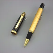 DKW пишущая шариковая ручка школьные офисные канцелярские металлический круглый ролик ручки высокого качества Деловой Подарок Отправить заправку 032