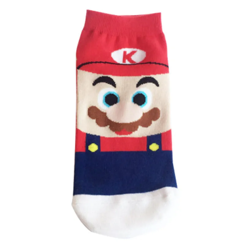 5Pair Children Super Mario Cartoon Sock Boys Funny Mario Socks kids Princess Socks Winter Soft Children Cartoon Mario Boat Socks