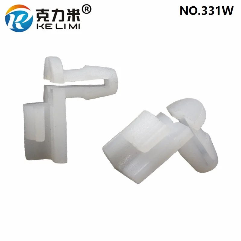 

KE LI MI 100 Pieces Automobile parts Door Lock Rod Clips White Nylon Auto