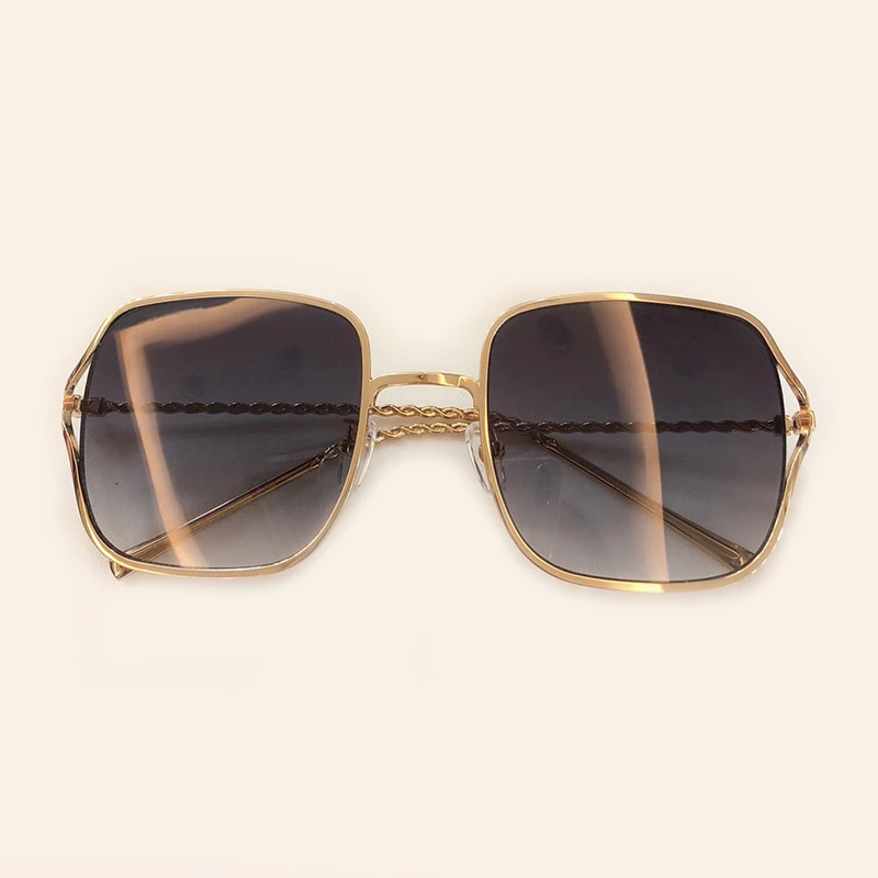 1 4 Sonnenbrille no Hohe 6 5 Brillen no Mode no no Rahmen Oculos Designer Box Luxus Frauen Legierung Mit Qualität No no Feminino Sol Quadrat De 2 2019 Marke 3 HrqH4St