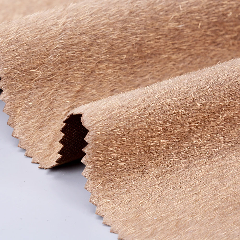 

Lychee Life DIY A4 Colorful Mink Hair PU Leather Fabric High Quality Synthetic Leather Sewing Material