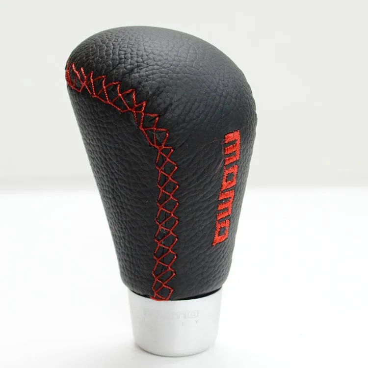 Buy JDM Leather MOMO gear shift knob/ black universal