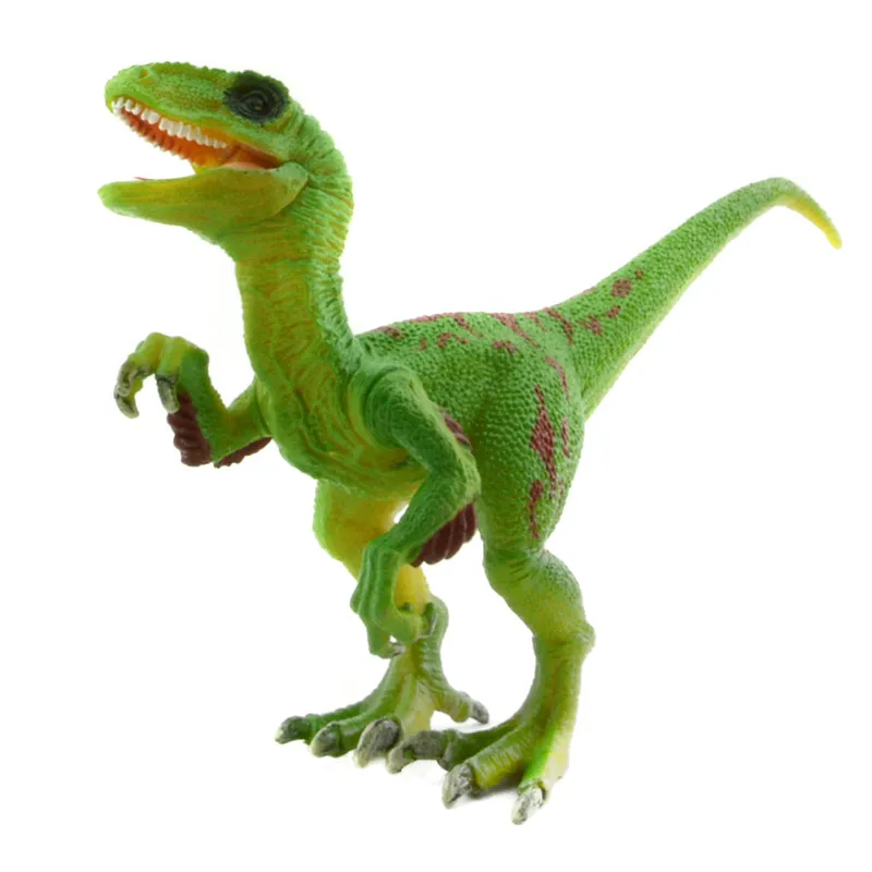 Starz ПВХ Зеленый Velociraptor Динозавров Пластиковые Фигурки Миру Юрского Парка Игрушки