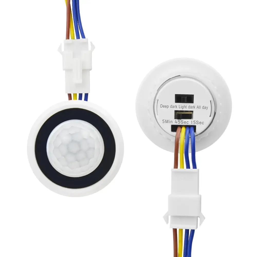 

Auto ON/OFF PIR Motion Sensor light Switch 110V-220V IR Infrared Induction Detector For Fan,LED Bulb,Ceiling,Fluorescent lamp