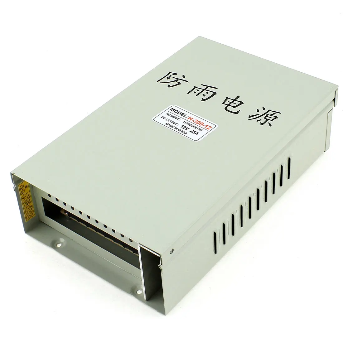 

Ac 110/220V  12V 25A Cctv Monitoring Led Outdoor Waterproof Driver Power Supply Adapter