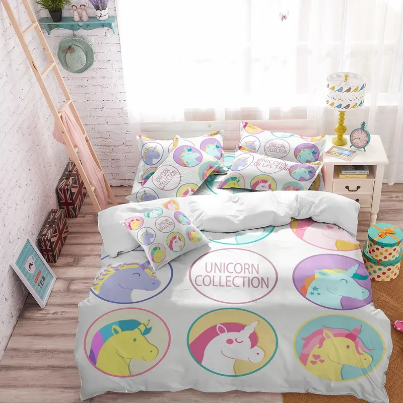 unicorn twin comforter sets