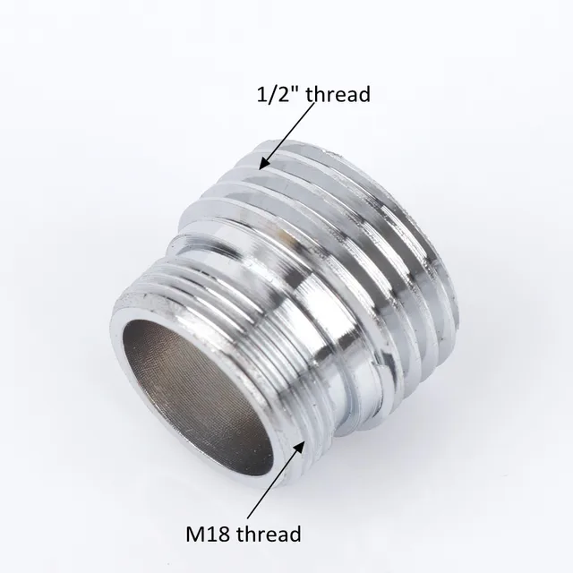 1 Százalék Rozsdamentes Acél Hím 1/2 "Az M18 Szálcsatlakozó A Csaptelepekhez. - Image 5