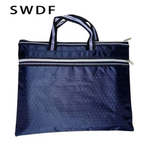 Мужская и женская плотная холщовая Многофункциональная офисная Сумка для документов, А4 бумажный файл, сумка на молнии с ручкой, для совещаний, конференций, путешествий