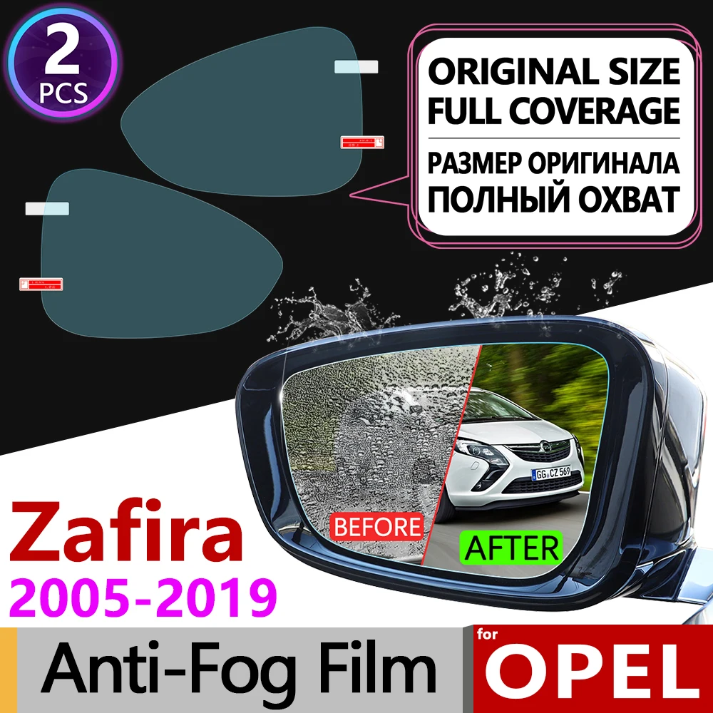 

for Opel Zafira B C 2005~2019 Full Cover Anti Fog Film Rearview Mirror Accessories for Chevrolet Vauxhall Tourer 2009 2014 2017