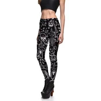 Day Ghost Skull Gothic Legging 1