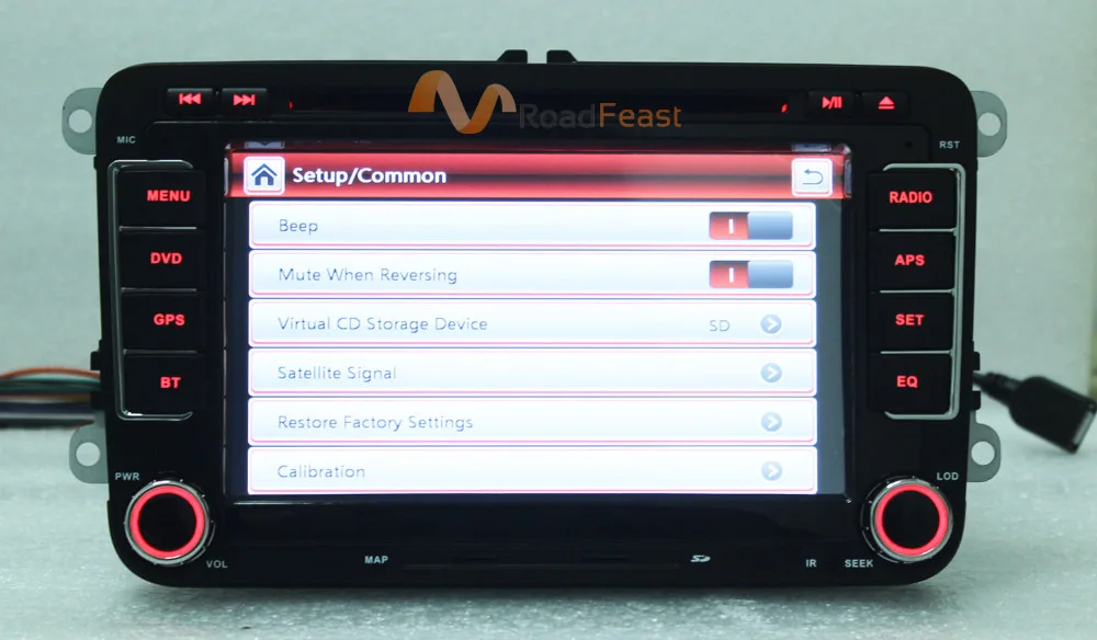 7inchs Car DVD for Volkswagen with Built-in Canbus 15