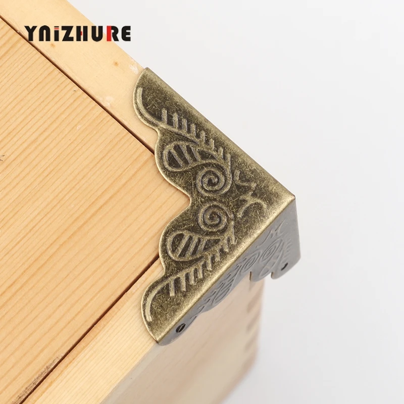 YNIZHURE 10 шт. чемодан чехол коробка углы кронштейны декоративные для мебели