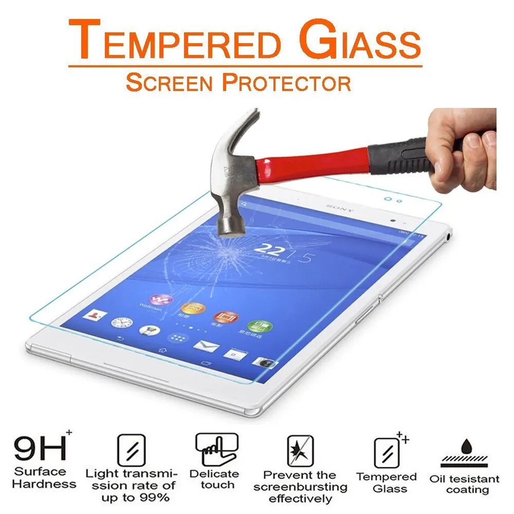 Защитная пленка для экрана из закаленного стекла планшетов Sony Xperia Z2 SGP-521 541 551 SGP-511