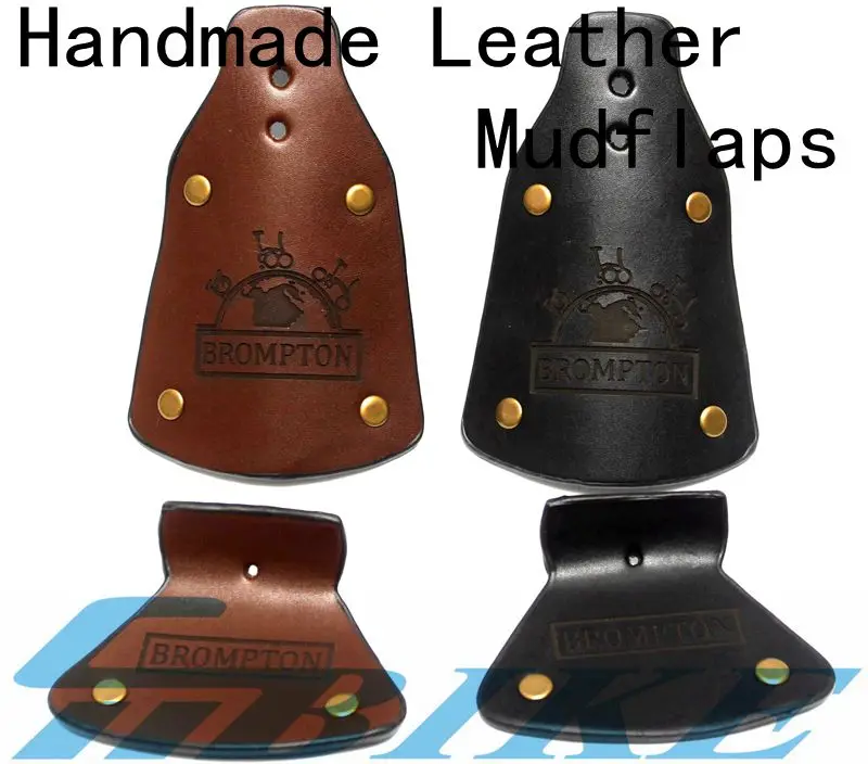 

Aceoffix Handmade for brompton Bike Leather Mudflaps