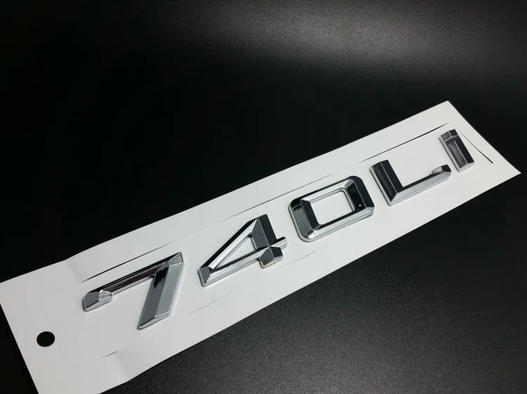 Chrome730Li 740Li 750Li 760Li номер багажника задняя буква эмблема наклейка стикер для BMW 7