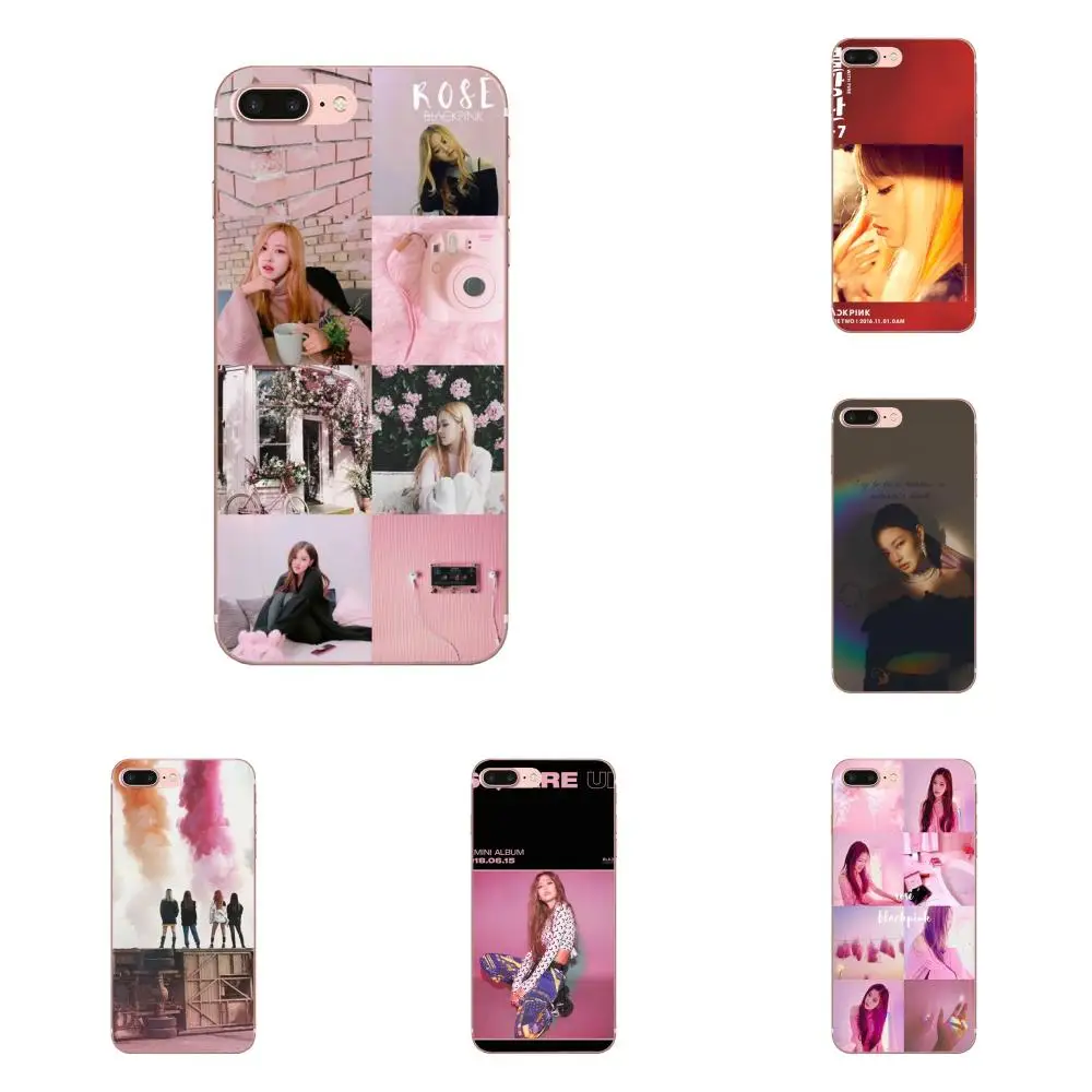 

For Sony Xperia Z Z1 Z2 Z3 Z4 Z5 compact Mini M2 M4 M5 T3 E3 E5 XA XA1 XZ Premium TPU Call Box Blackpink Jisoo Jennie Rose Lisa