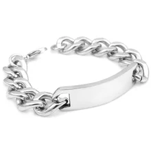 CHIMDOU браслет цепочка из нержавеющей стали ID мужской браслет и браслет ювелирные изделия Модные байкерские рок ювелирные изделия для панков, AB020