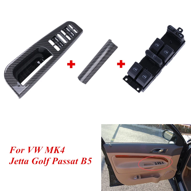 Door Window Master Switch Control With Handle Trim Panel