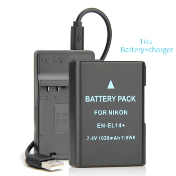 

EN EL14 EN-EL14 Battery + Charger For Nikon Camera P7000 P7100 D3100 D3200 D5100 D3300 D5200 D5300 P7200 P7800 EN-EL14a MH-24