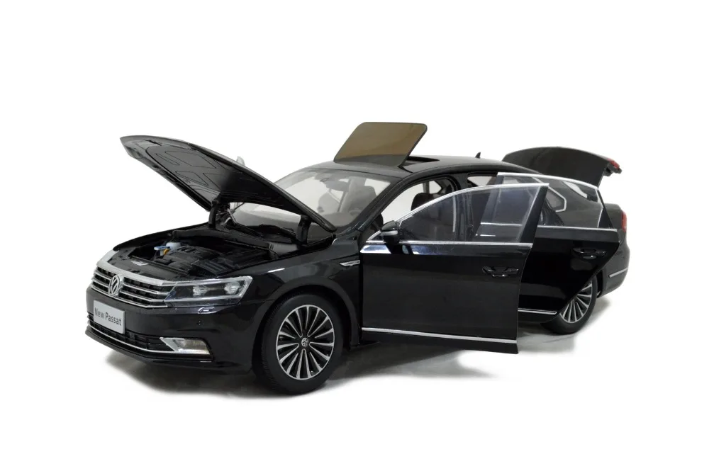 Модель Paudi 1/18 1:18 Масштаб VW Volkswagen Passat черный литой модельный автомобиль игрушка, модель автомобиля двери открытые