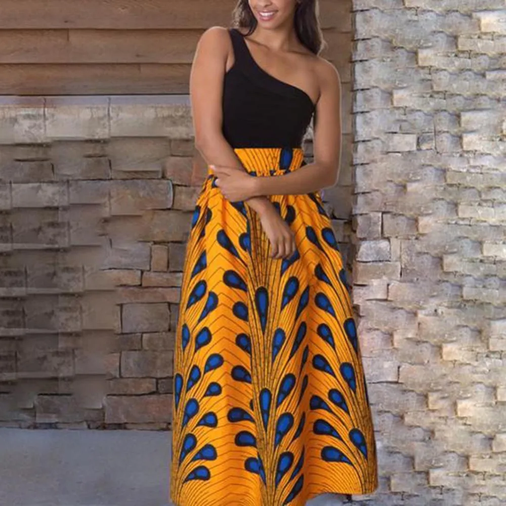 BOHISEN Африканский принт женские юбки модные Bazin Дашики юбки африканские платья для женщин Femme одежда