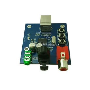 

WQScosea Q8S-33 HIFI PCM2704 5 V USB DAC to S/PDIF Sound Card Decoder Board 3.5mm Analog Output F/PC