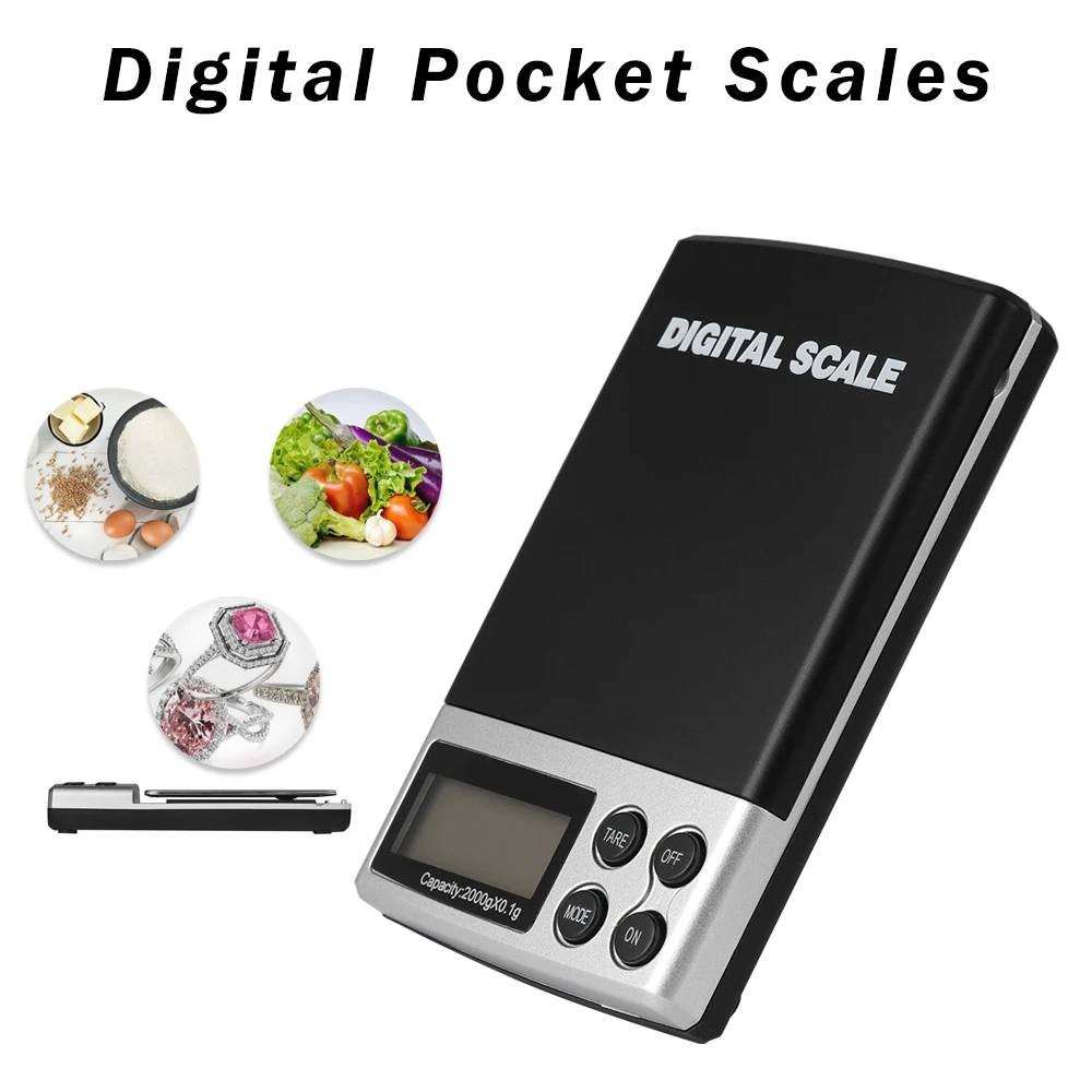 1 шт. устройство для взвешивания инструментов электронные весы с ЖК-дисплеем Gram цифровые карманные весы кухонные принадлежности