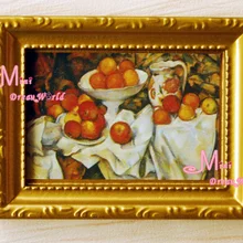 Кукольный домик миниатюрный оформлена искусства живописи качество