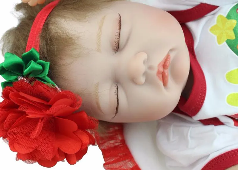 Силиконовые куклы-младенцы Reborn Спящая кукла ручной работы реалистичные модно Детский наряд для дня Рождения подарок Brinquedos с Одежда для