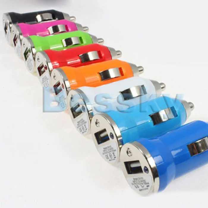 

Wholesale USB Car Charger Adapter For Apple IPhone IPod Nano Mini MP4 MP3 PDA Car-Styling Car Accessories For All Universal Cars