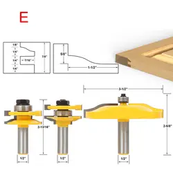 3 шт. Tenon резак комплект сплава карбида фрезы Деревообработка Инструмент-M25
