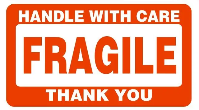 1000 Pcs Adesivi Fragile Per Spedizioni Imballaggi Etichetta - Foto 7