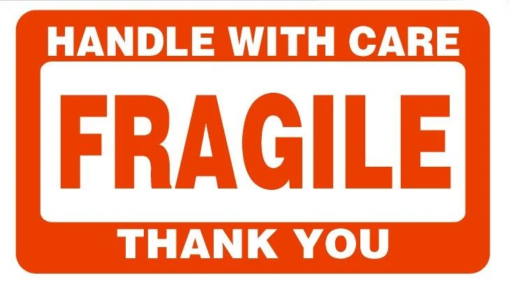 1000pcs Handle With Care Fragile Thank You 9cm X5cm Self Adhesive Shipping Label Sticker Handle Handle Labelshandle Sticker Aliexpress