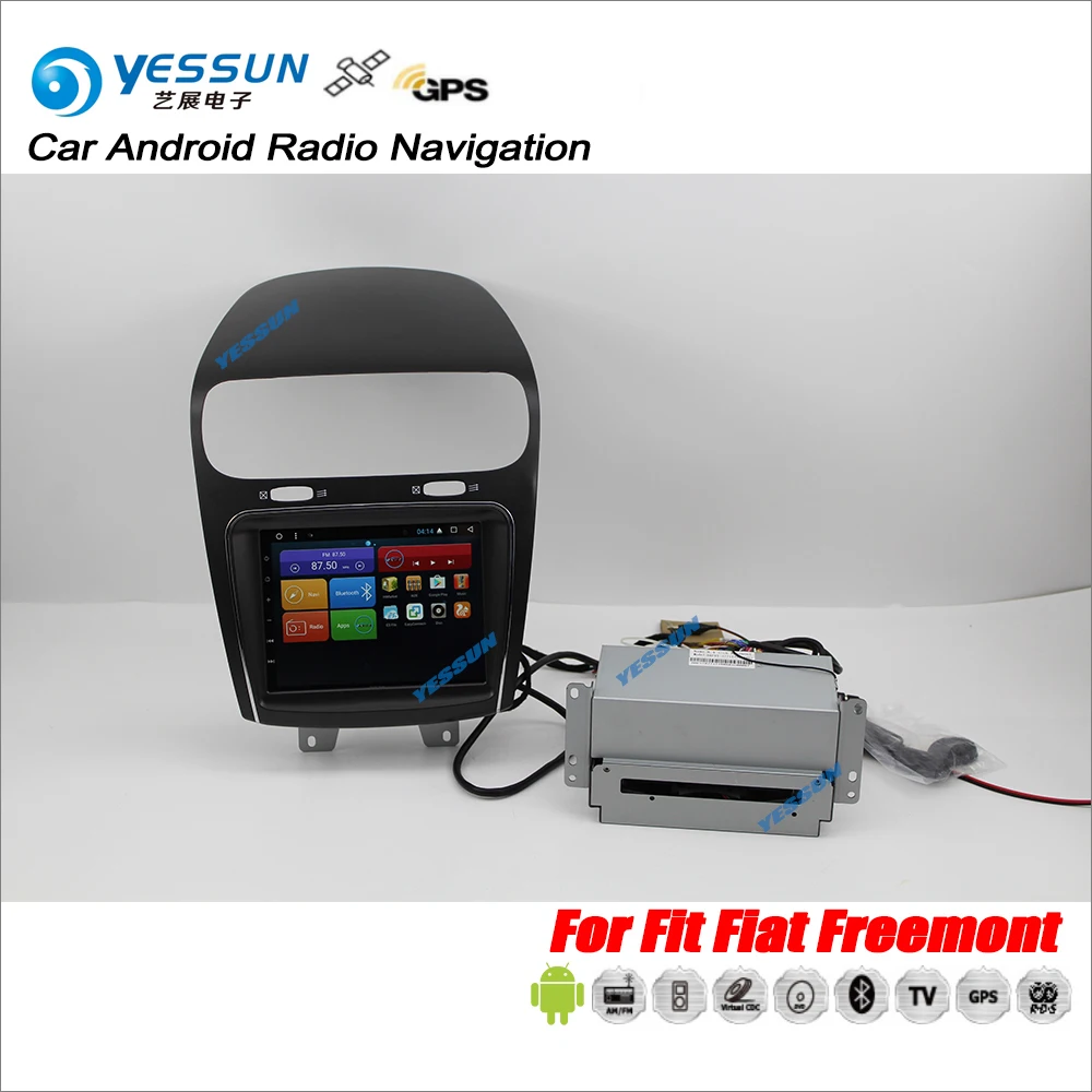 Clearance YESSUN For Fiat Freemont 2008~2018 - Car Android Radio CD DVD GPS Player Navi Maps Stereo HD Screen TV Multimedia Navigation 1