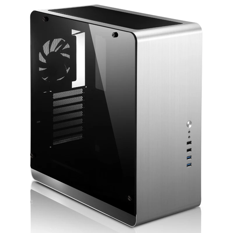 JONSBO UMX4 ATX Computer case Tempered glass Side Transparent Version Chassis Support atx