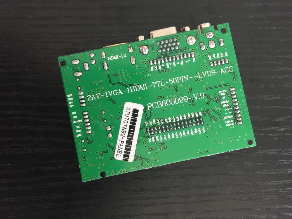  9 inch LCD Display Screen TFT Monitor AT090TN12 with HDMI VGA Input Driver Board Controller For Ras