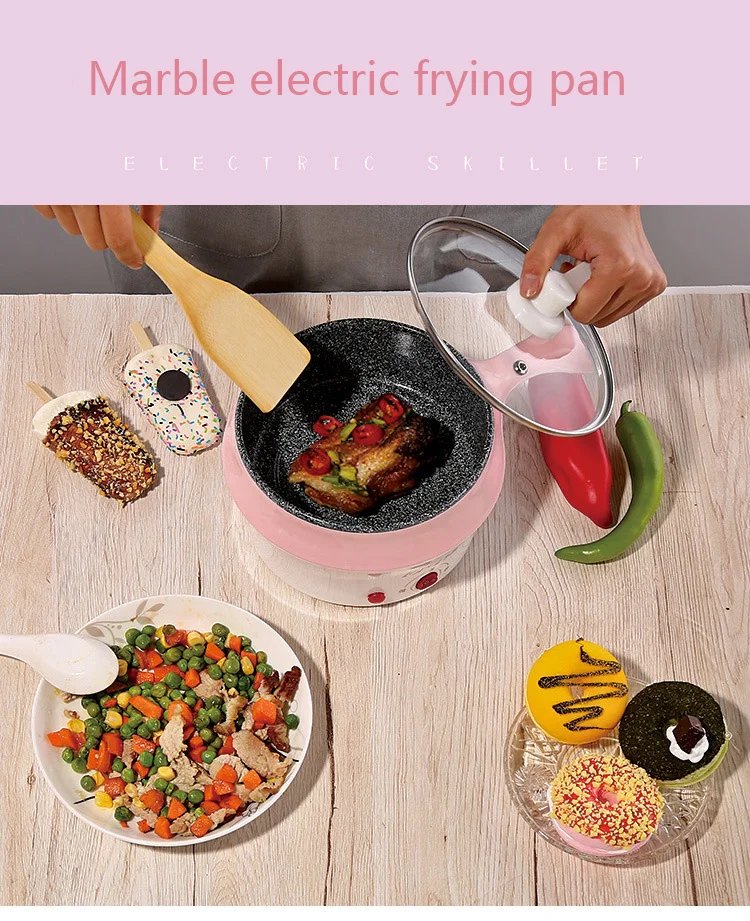Gxyaybbmulti-функциональная электрическая мини-плита, электрическая сковорода и машина для приготовления лапши для спальни электрическая сковорода людей