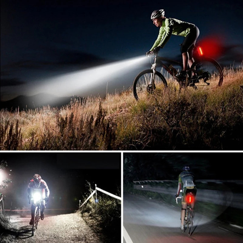 Best Waterproof Safety Bike Taillight USB Rechargeable Bicycle Riding Rear Light COB LED Bike Light with 650 mAH Built-in Battery 10