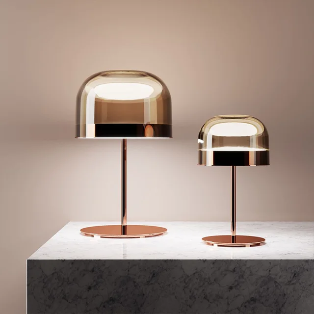 Nordic Gl Table Lamp For Bedroom Modern Decorative Equatore Nordic Gl Table Lamp For Bedroom Modern Decorative Equatore Light Rose Gold Grey