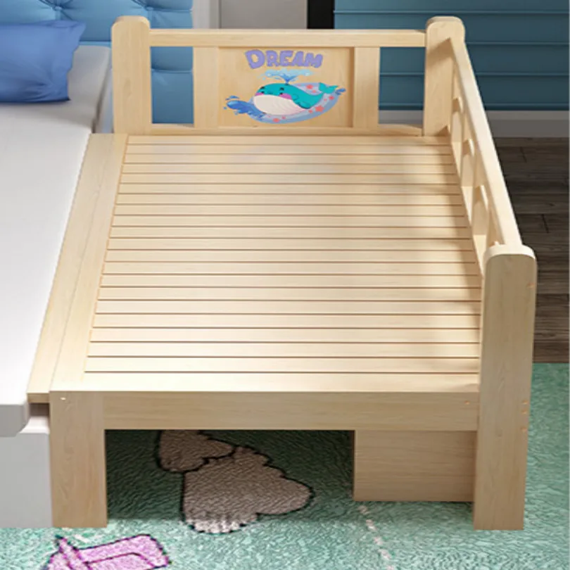 WOOD toddler kids bed lit enfant chambre enfant kids bedroom children bed baby furniture kinderbed 128*68*40CM FREE SHIPPING