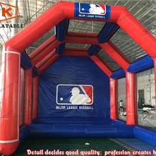 Гигантская надувная клетка для спортзала надувная сетка для игры в крикет для игры в баттинг и футбольные игры