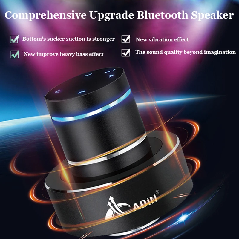 Беспроводная стереоколонка ADIN Metal 26W (Вибрация супер бас NFC)|speaker nfc|bluetooth speaker nfchifi