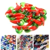 Beautiful Kids Jewelry Making DIY Beads Strand Millefiori Flower/Eye/Ladybrid/Mushroom/Chili Shape Lampwork Glass Spacer Beads  ► Photo 1/6