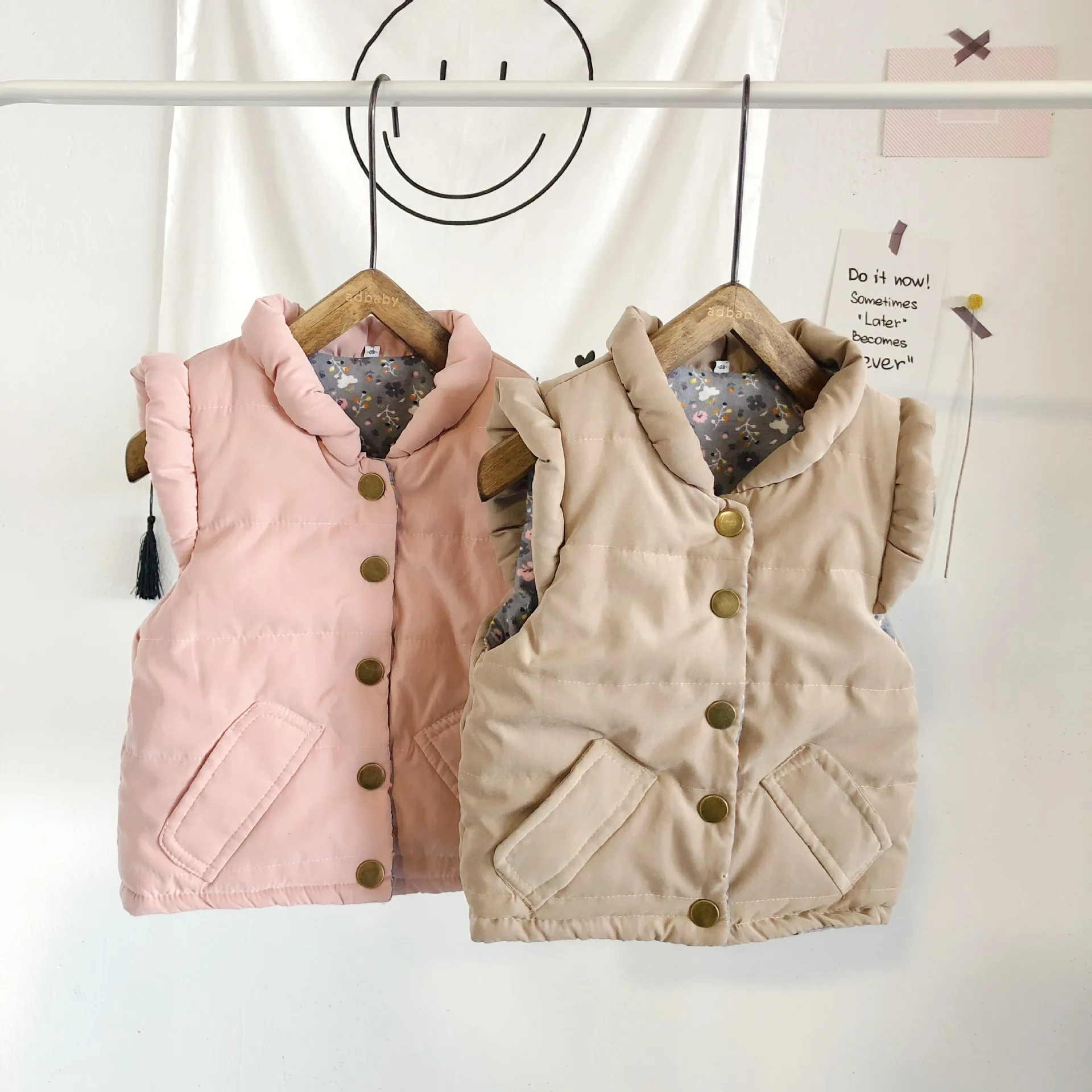 Kids Girls Vest Children Baby Girl Vest Jacket 2018 Winter Spring