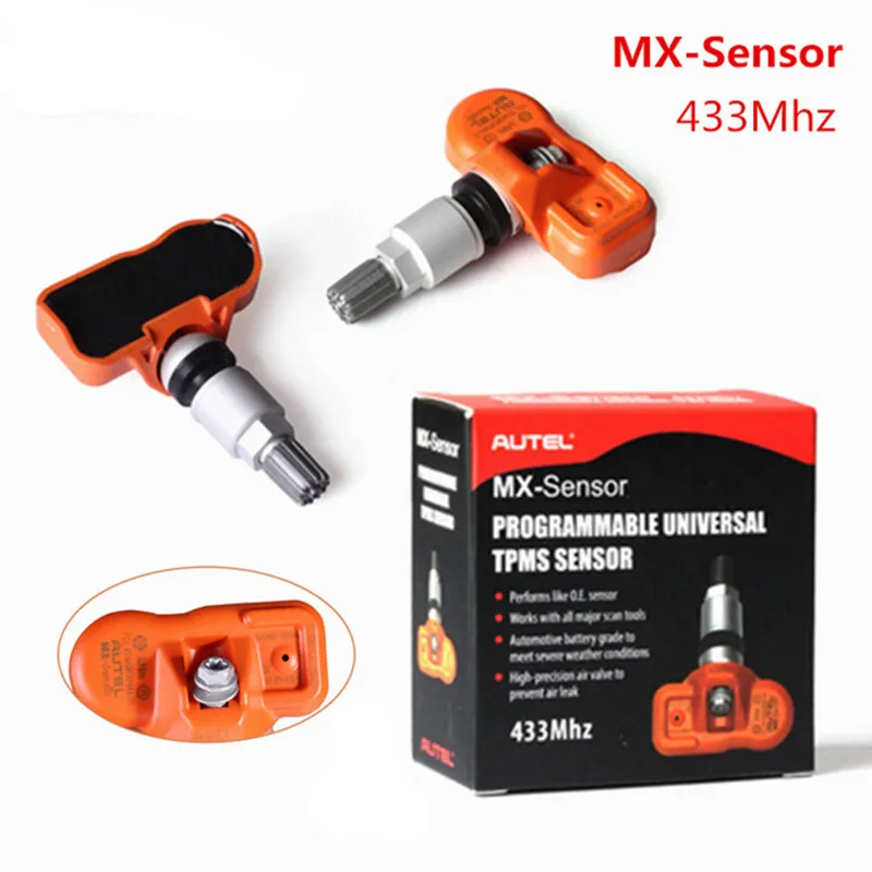 Prix pour DHL Libre 10 pcs Autel MX-Capteur 433 MHZ Programmable Universel TPMS Capteur Soutien Programmation Avec TS601 MX Capteur 433 MHZ Prix pour DHL Libre 10 pcs Autel MX-Capteur 433 MHZ Programmable Universel TPMS Capteur Soutien Programmation Avec TS601 MX Capteur 433 MHZ
