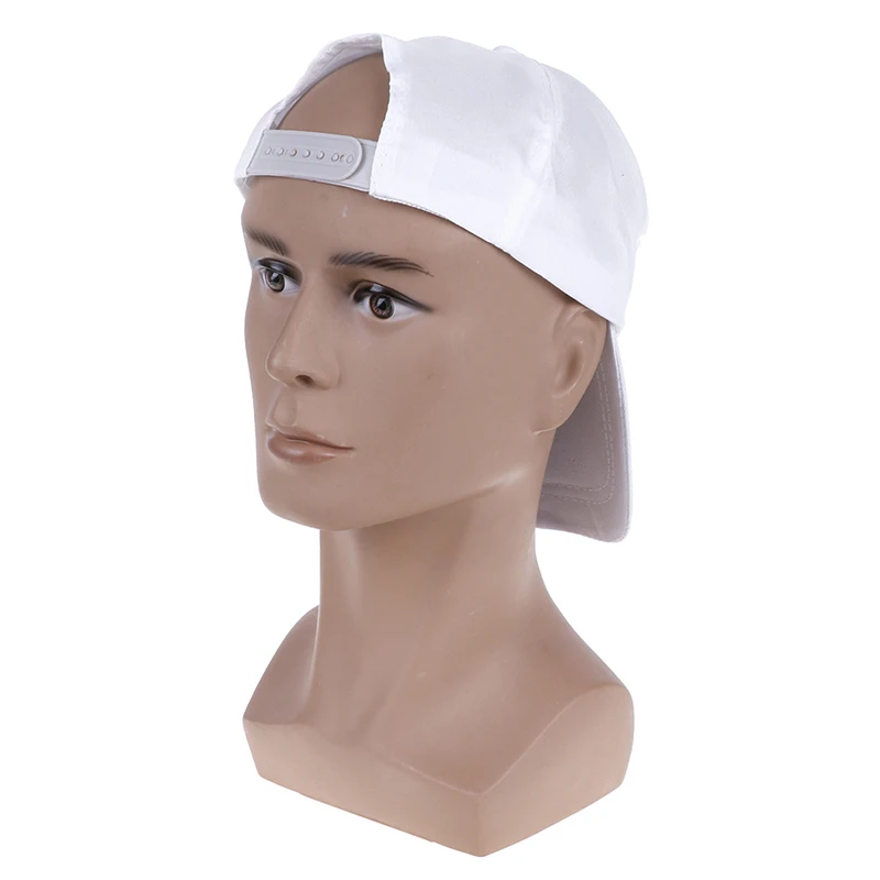 blank white cap