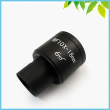 1 шт., Биологический микроскоп WF10X, 18 мм, высокий окуляр, широкое поле, крепление окуляра 23,2 мм