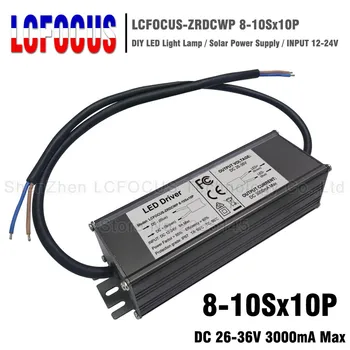 

DC 12V-24V Input 100W LED Driver IP67 Waterproof 100 W Watt Transformers 26-36V 3000mA For DIY Solar Grow Light Floodlight